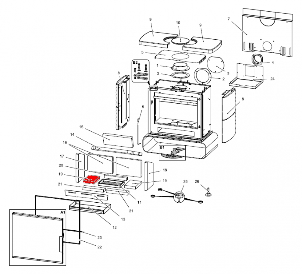 Haas+Sohn Kensington easy 347.15 Bodenstein links