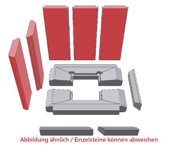 Schmid Ekko R 67(45)/51 Zijsteen Set A