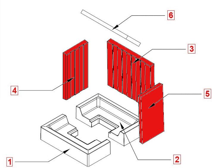 Spartherm Varia Ch Feuerraumstein Set