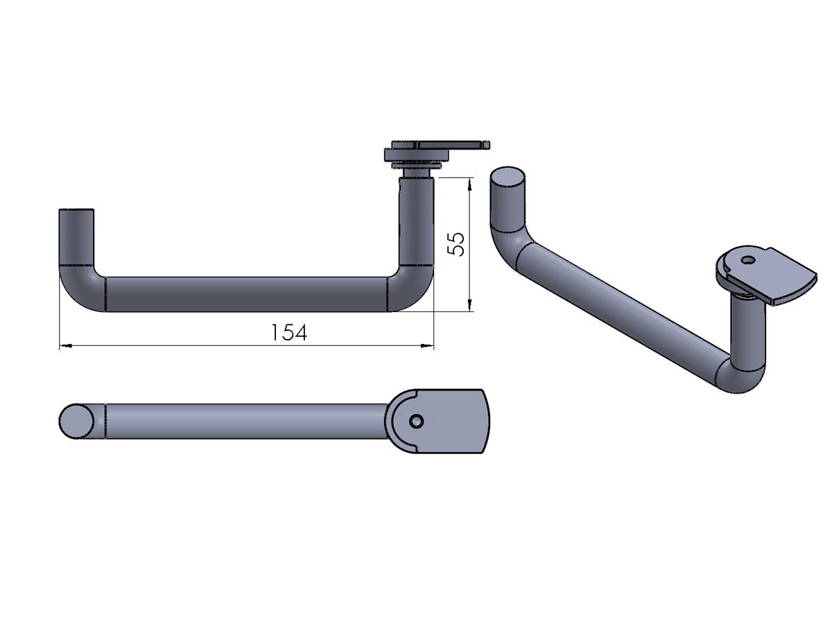 Termatech TT1 Türgriff Klinke