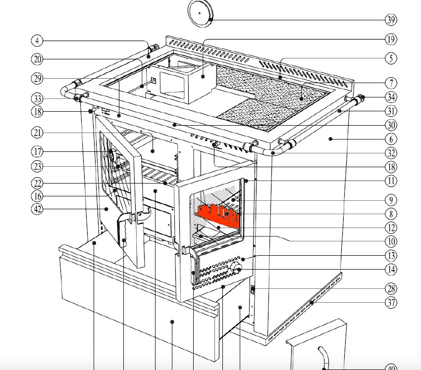 Wamsler K134F/A Stehrost