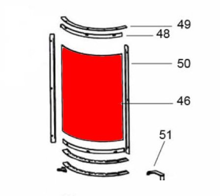 Oranier Corso Sichtscheibe Schauglas