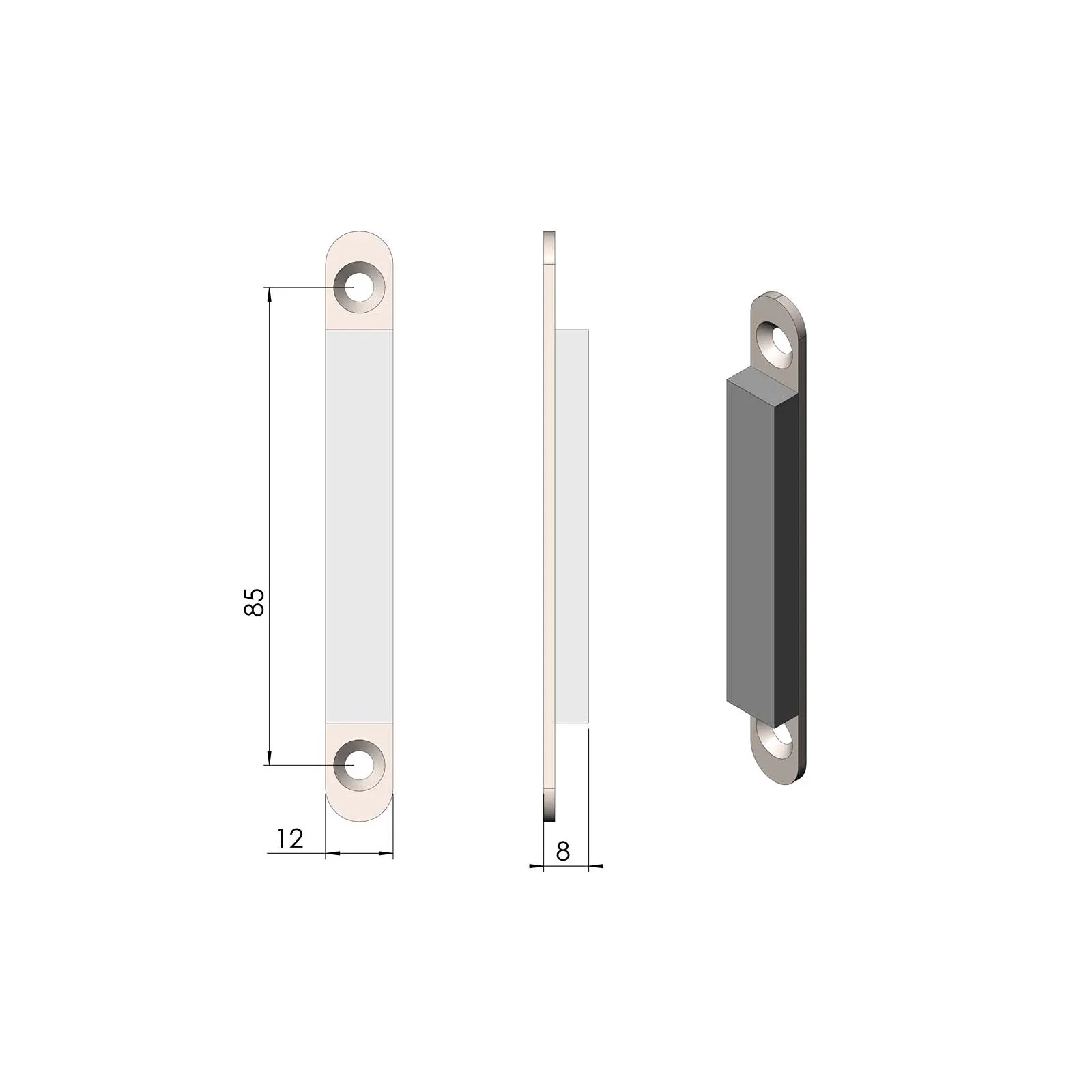 Termatech TT23 Magnetisch slot Verbrandingskamerdeur