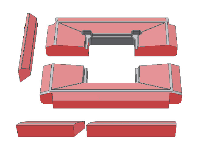 Schmid Ekko L 67(45)/51 Bodemsteen Set