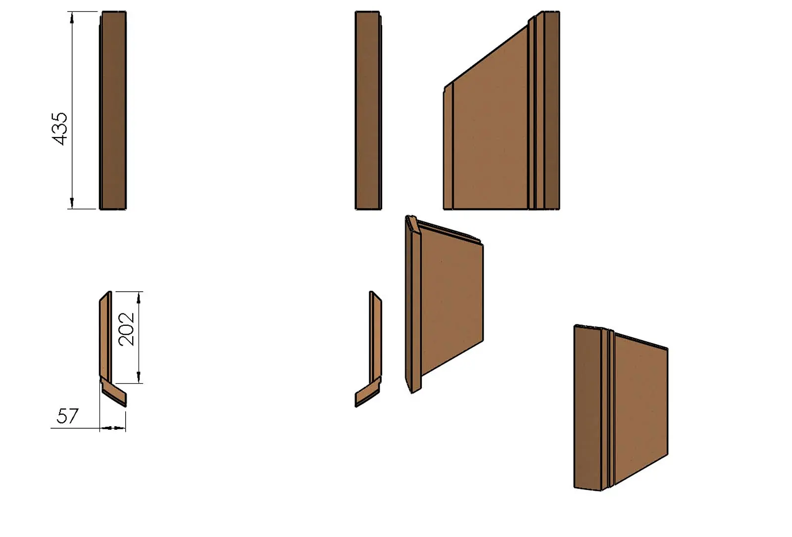 Termatech TT22 Zijsteen Set B