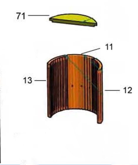 Oranier Arena Aqua Feuerraumauskleidung Feuerraumsteine