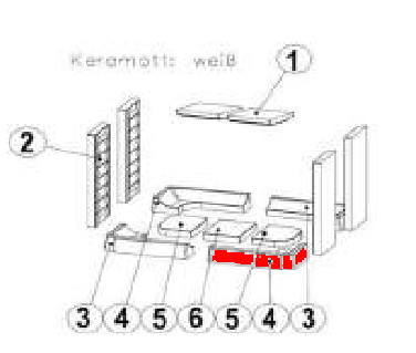 Austroflamm Argos Bodemsteen voorkant rechts