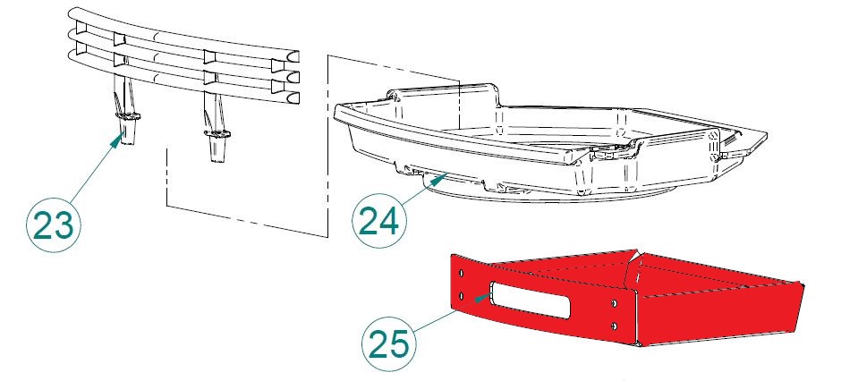 Contura 750 Aslade zwart