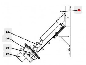 Haas-Sohn Lucca RLU 440.08 lagerbuis voor vijzel boven