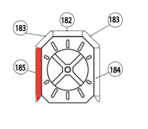 Haas+Sohn Isola 212.17 Seitenstein links vorne