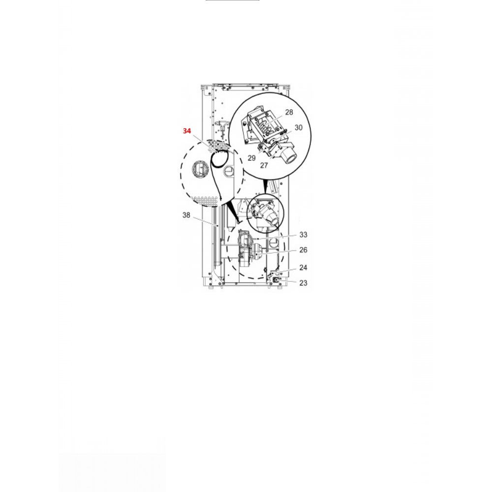 Haas+Sohn Pelletto 417.08 Raumtemperaturfühler Sensor