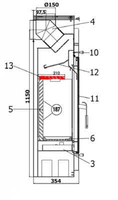 Haas+Sohn Alta 218.17 Zugumlenkung unten Prallplatte