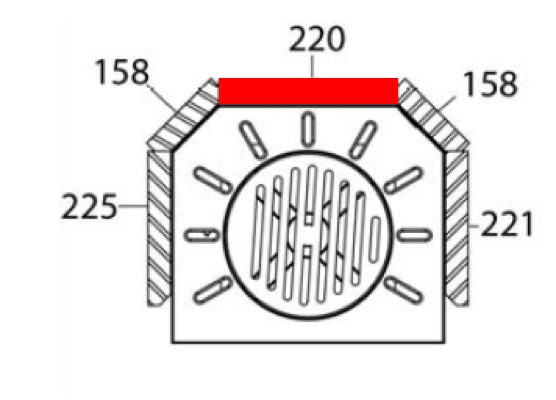 Haas+Sohn Kerpen 232.17 Rückwandstein Feuerraumstein