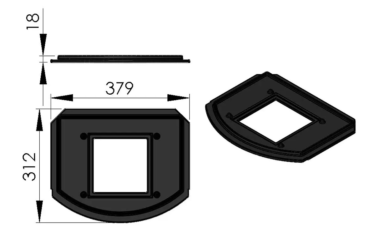 Termatech TT23RGS stookbodem