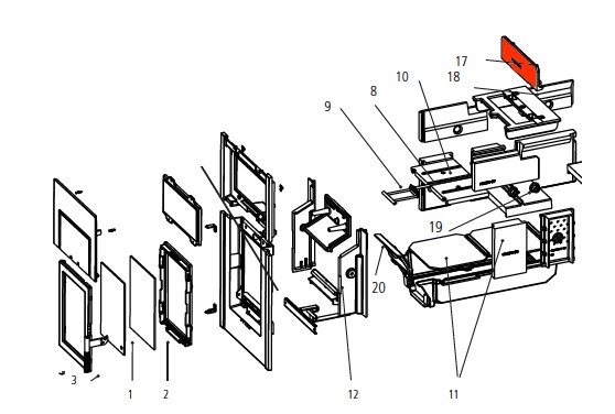 Leda Diamant H300 W vlamplaat