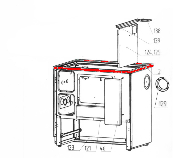 Wamsler K138 kookframe