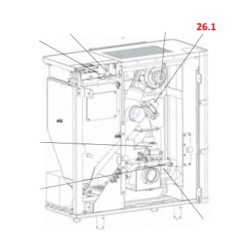 Wodtke ixpower e8 air+ Schneckenmotor Motor mit Getriebe für die Förderschnecke