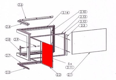 Oranier Pateo R vitre petit 