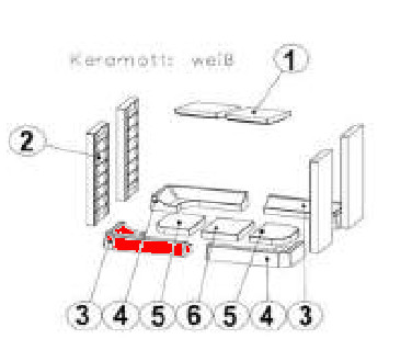 Austroflamm Argos Bodemsteen voorkant links