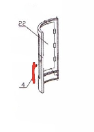 Oranier Arktis 4 poignée de porte