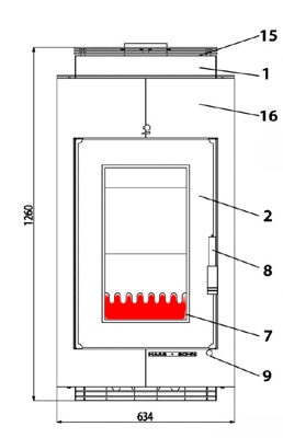 Haas+Sohn Ascoli 219.17 Stehrost Rostreling