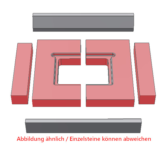 Schmid Lina TV 55/51 Bodemsteen Set