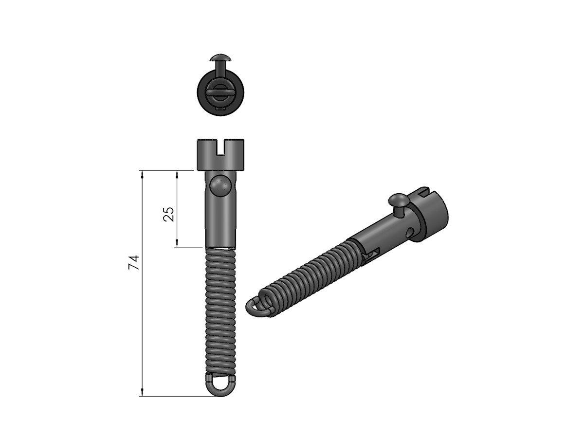 Termatech TT1 Feder und Stift B1