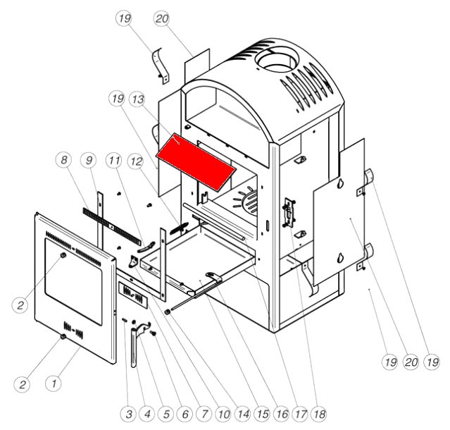 Justus Alamo Déflecteur acier