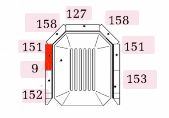 Haas+Sohn Siena 277.15 Seitenstein links hinten Feuerraumstein