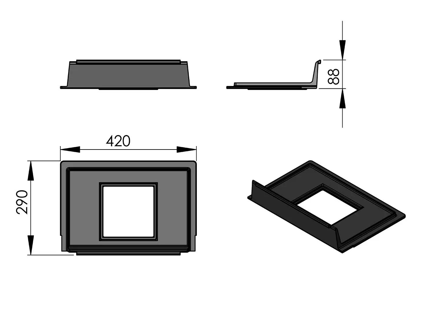 Termatech TT60 stookbodem