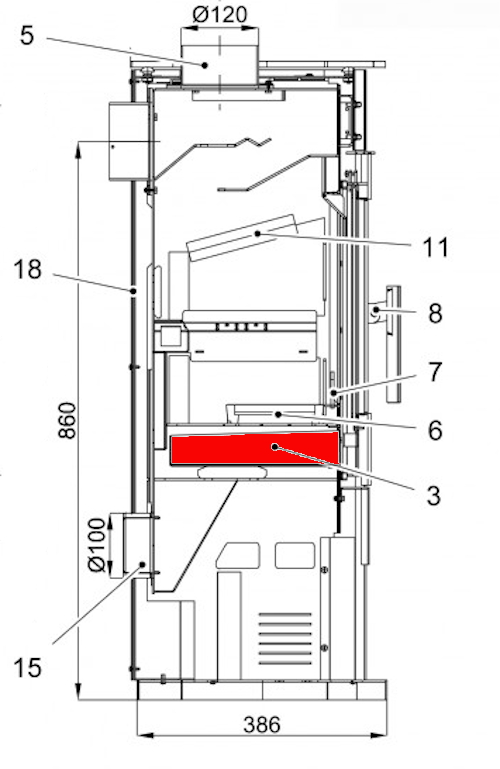 Haas+Sohn Java II 204.14 Aschekasten