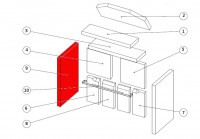 Wamsler Gemini Seitenstein links 