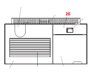 Wodtke ixbase air+ Deksel Bedieningspaneel