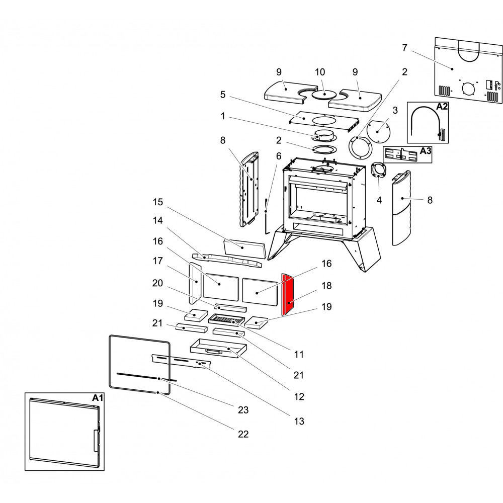 Haas+Sohn London easy 347.15 Seitenstein rechts