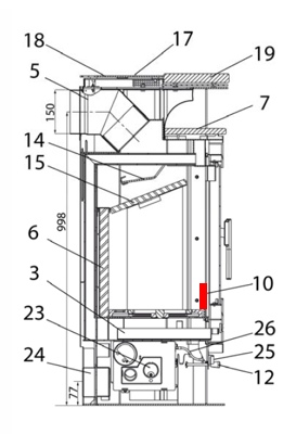 Haas+Sohn Eifel 230.17 Stehrost Glutfang