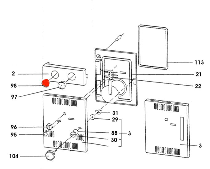 Wamsler K147 thermomètre