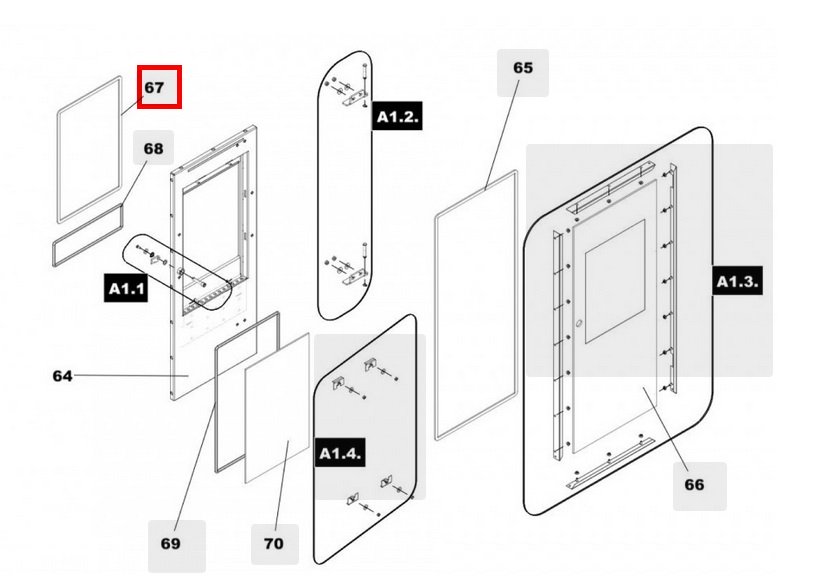 Haas+Sohn Catania II 444.08 Türdichtung Türband