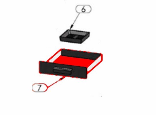 Oranier Astra 7 Aschekasten