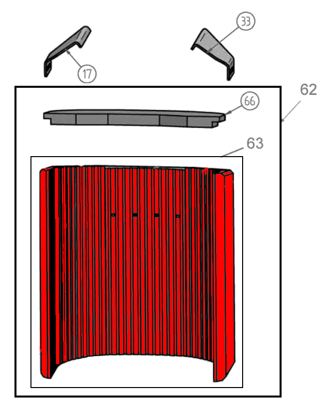 Oranier Polar NEO 8 RLA Zijsteen Set