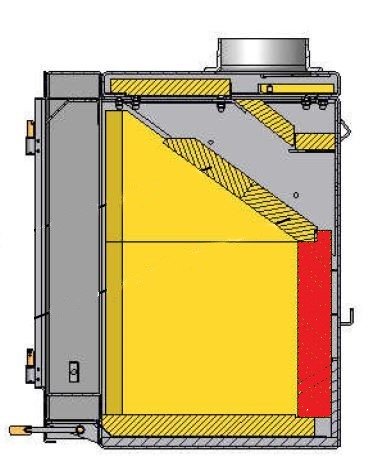 Max Blank Designo Rückwandstein Feuerraumstein