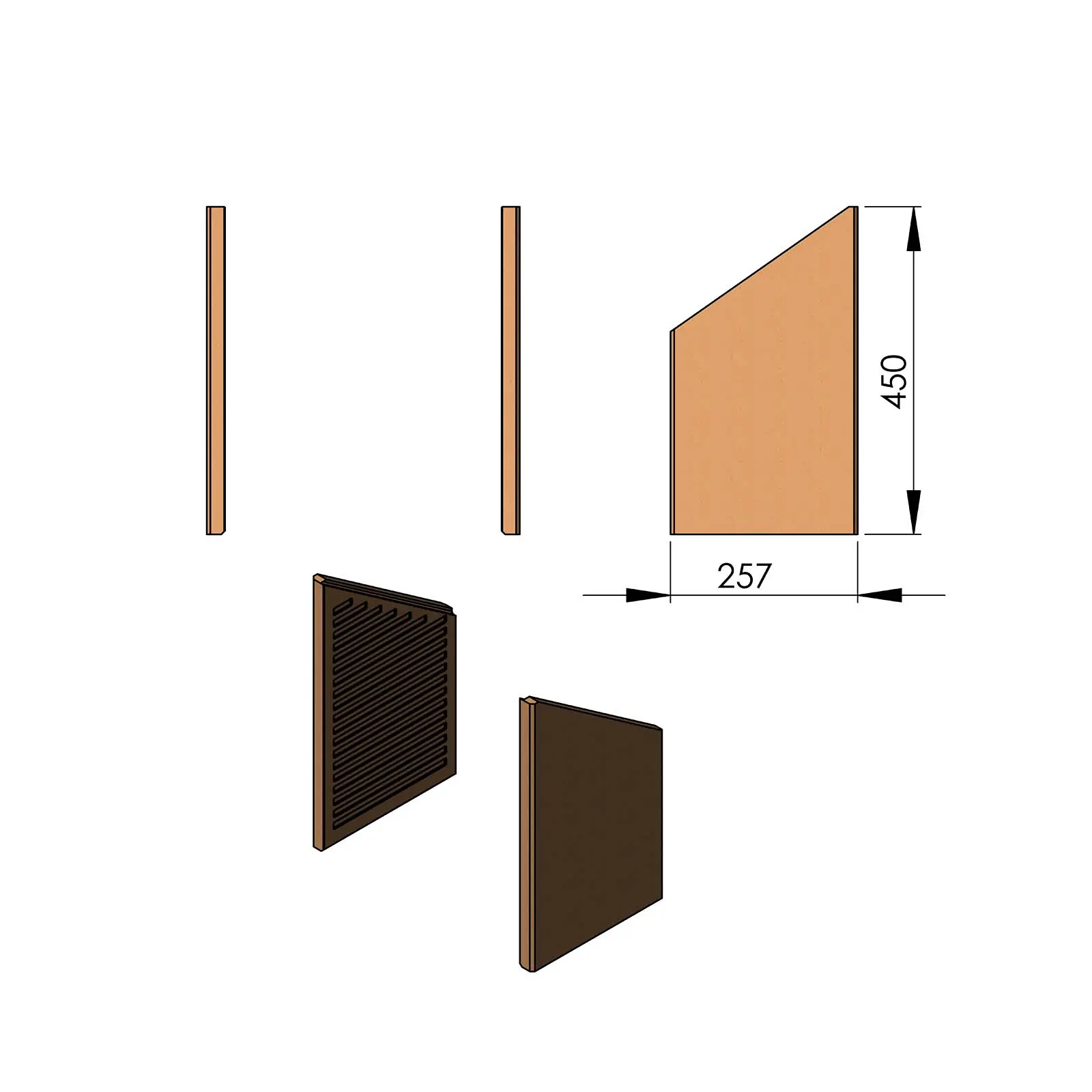 Termatech TT60 Zijsteen Set