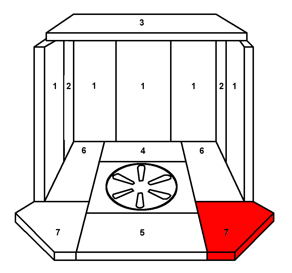 Skantherm Flagon Bodemsteen voorkant rechts