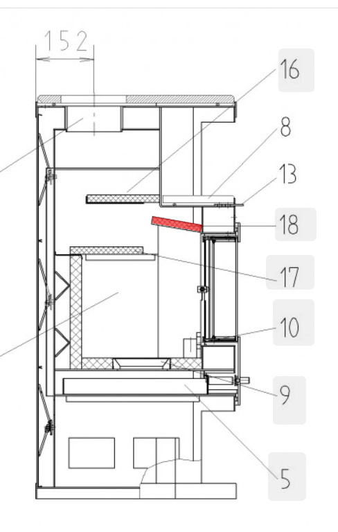 Haas+Sohn Stockholm 152.15 Déflecteur au milieu