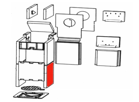 Wamsler Calor Deluxe Seitenstein rechts unten