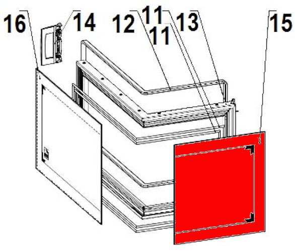 Austroflamm Dexter R 2.0 Seitenglas Schauglas