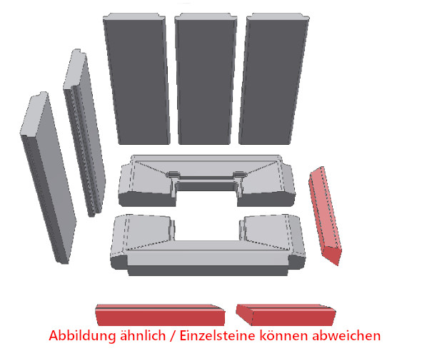 Schmid Ekko R 67(45)/51 Voorste steen Set A