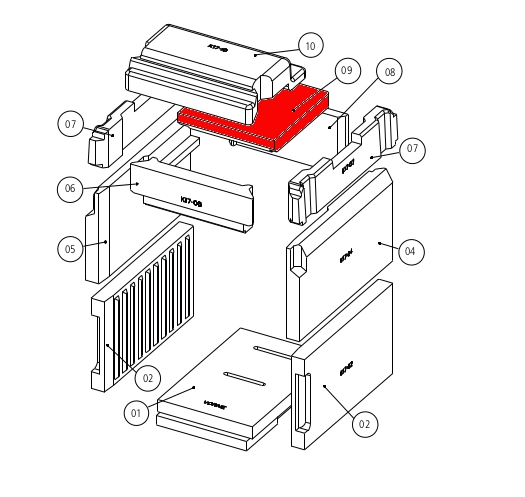 Leda Rubin K16 Spanningsomleiding onder