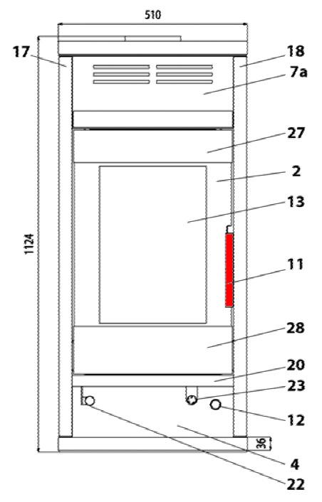 Haas+Sohn RHO 233.17 Türgriff Klinke 