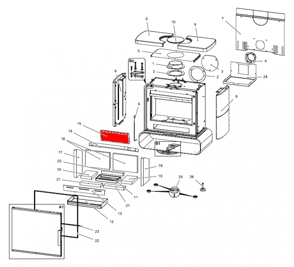 Haas+Sohn Kensington easy 347.15 Zugumlenkung oben