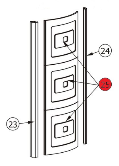 MCZ SUITE Comfort Air Zijpaneel